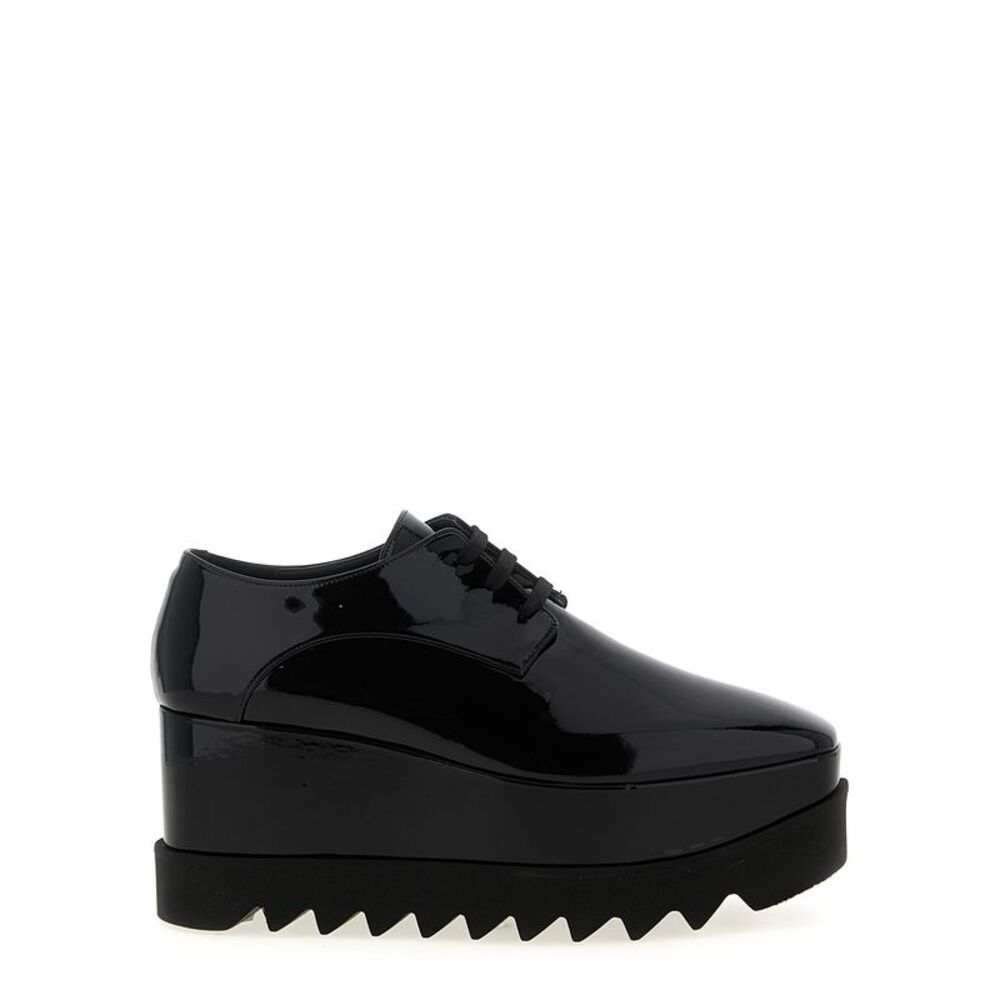 Stella McCartney Black Polyethylene Wedge Women's Sandals
